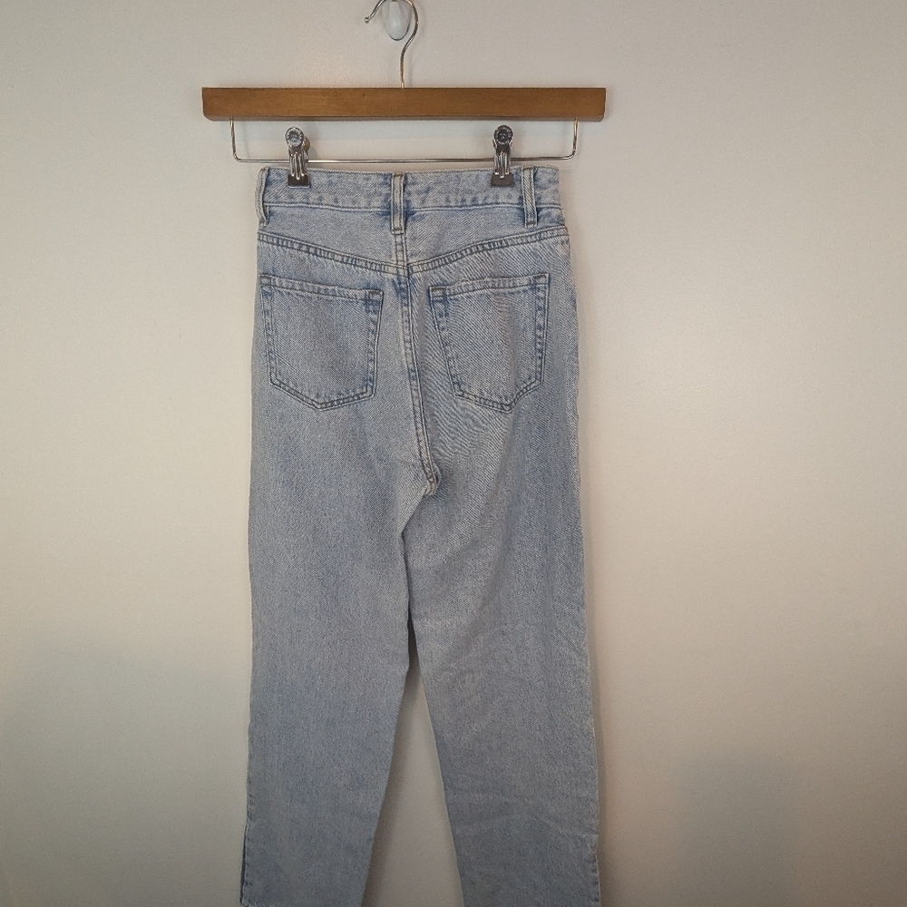PacSun Eco Diagonal Seam '90s Boyfriend Jeans, Sz 25 - Picture 3 of 6